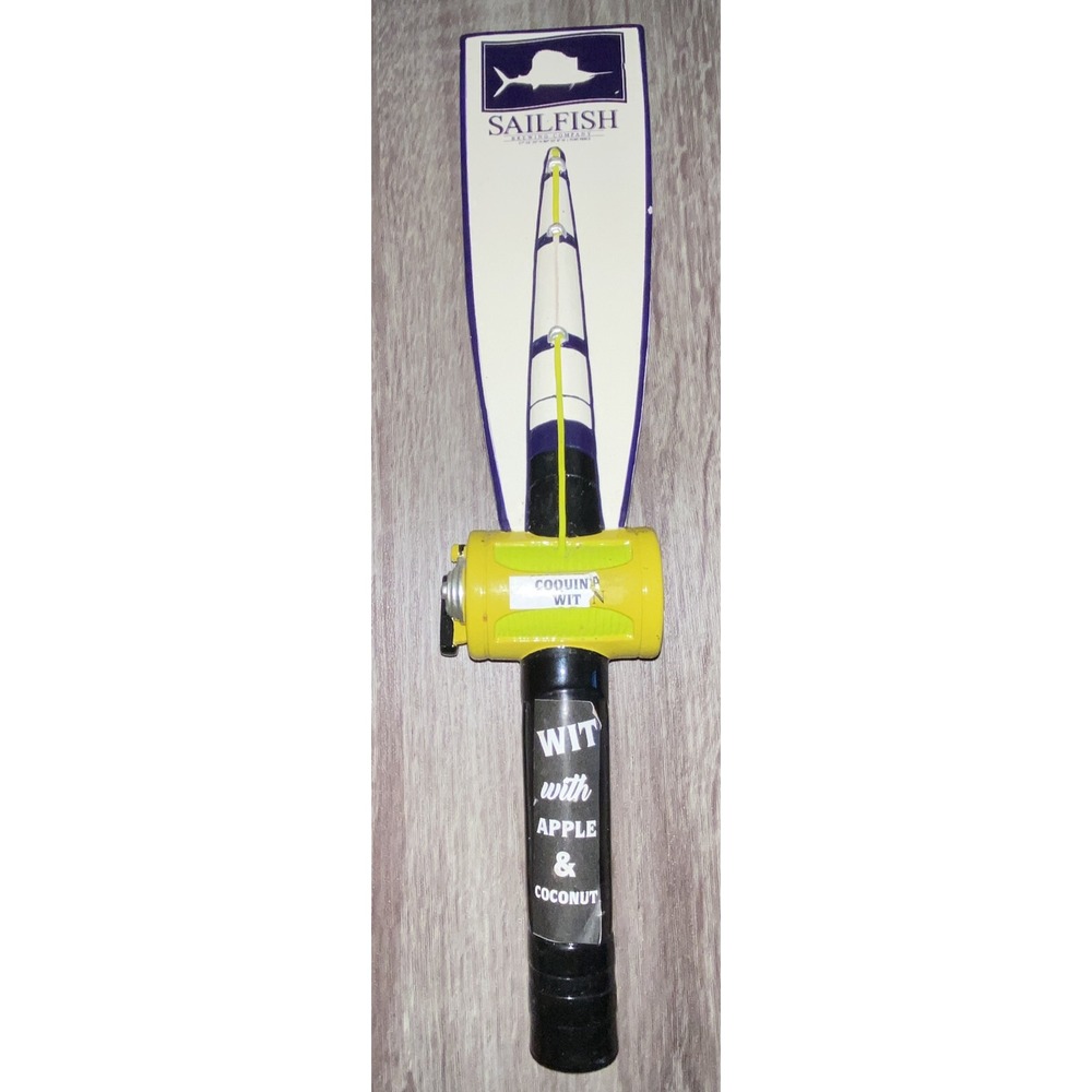 SAILFISH BREWING SUNRISE CITY WIT Draft Beer Tap Handle. FLORIDA (Damage)